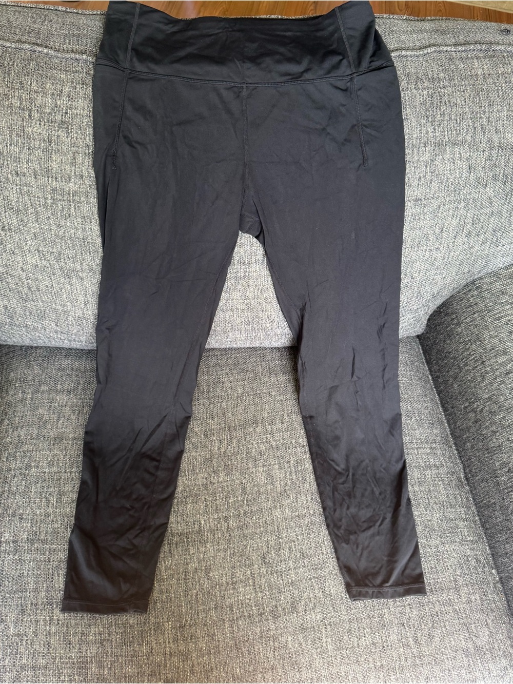 Black High-Rise Workout Leggings